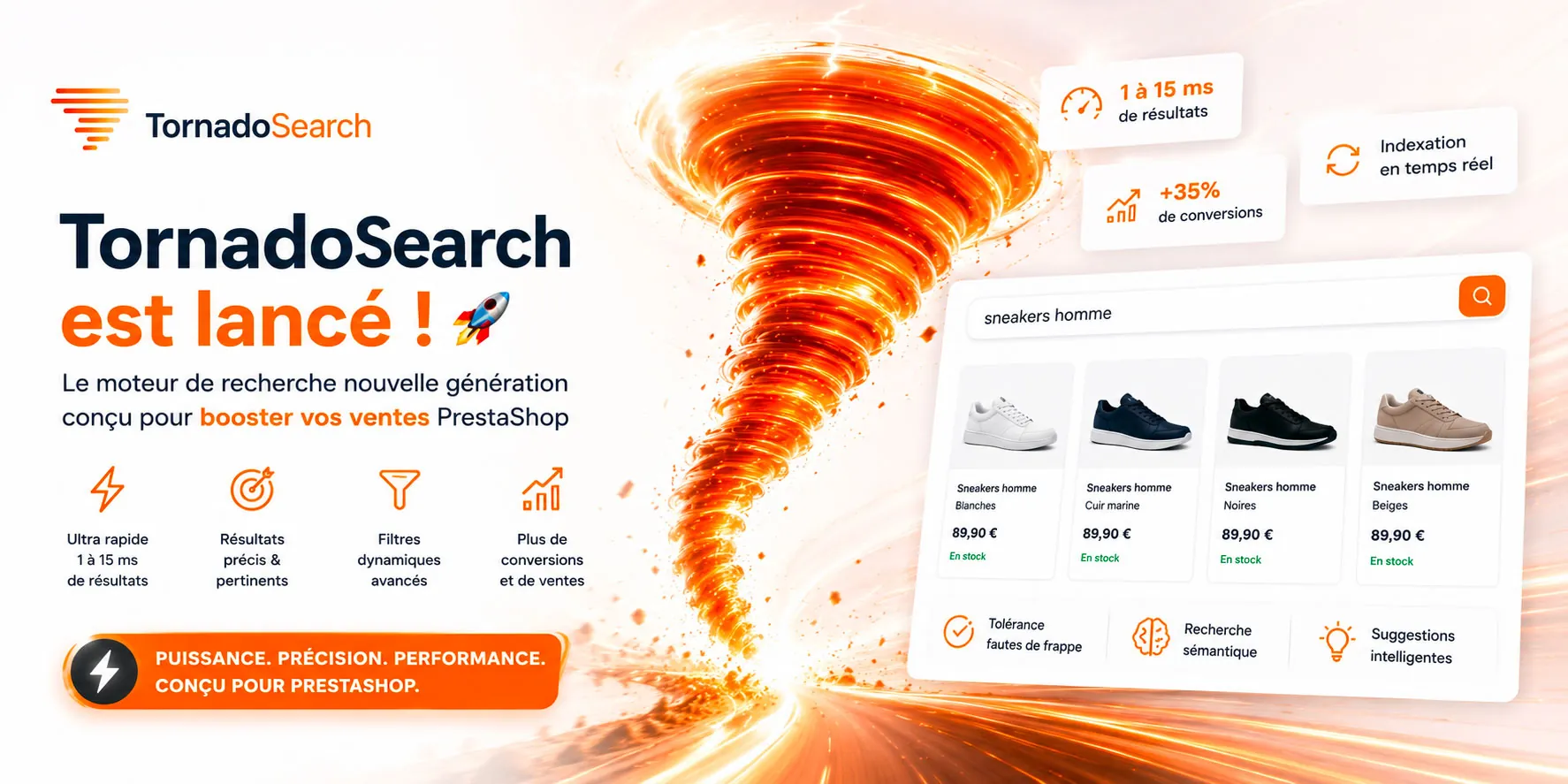 Tornado serach meilleur module prestashop 2026